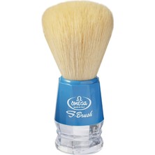 Omega S-Brush 10018 Sentetik Sakal Tıraş Fırçası Mavi