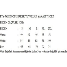 Joker Erkek Yuvarlak Yakalı Baskılı Kısa Kollu Siyah Tişört Ety-Jkr