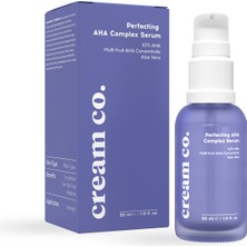 Cream Co. %10 Aha Pürüzsüzleştirici Gözenek Sıkılaştırıcı Yenileyici Cilt Serumu Aha Complex Serum 30 Ml