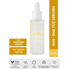 Bade Natural AHA BHA Yüz Serumu Cilt Tonu Eşitleyici Canlandırıcı Etkili 30 ml