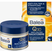 Balea Gece Kremi Q10 Kırışıklık Karşıtı Krem 50 ml