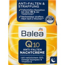 Balea Gece Kremi Q10 Kırışıklık Karşıtı Krem 50 ml