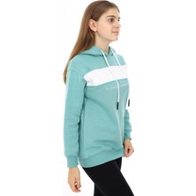 Angelos Girls Kız Çocuk Garnili Kapüşonlu Sweatshirt Hoodie 7-13 Yaş LX275