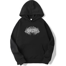 BRZ Collection Oversize Deathcore Lettering Sweatshirt Hoodie