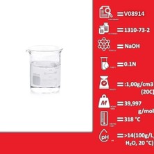 Zürih Ticaret Sodyum Hidroksit Çözeltisi 0.1n - Sodium Hydroxide 1l Şişe