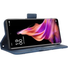 Seniee Oppo Reno 9 5g Kart Yuvalı Deri Telefon Kılıfı (Yurt Dışından)