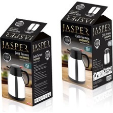 Jasper JPR-1200A 2 Litre Çift Kat Piknik Kamp Outdoor Çelik Çay Termosu