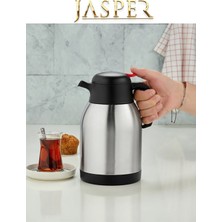 Jasper JPR-1200A 2 Litre Çift Kat Piknik Kamp Outdoor Çelik Çay Termosu