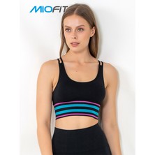 MioFit Energy Blok Çizgili Destekli Seamless Spor Sütyeni