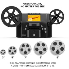 Kodak Reels 8mm ve Süper 8 Film Sayısallaştırıcı Dönüştürücü - 5 Inch