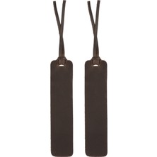 Londo Hakiki Deri El Yapımı Kitap Ayracı (2'li Set)