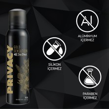 Privacy Gold Men Erkek Deodorant 3x150ml