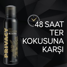 Privacy Gold Men Erkek Deodorant 3x150ml