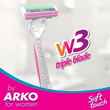 Arko Soft Touch Kadın Tıraş Bıçağı 2x2'li