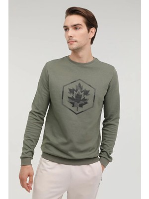 Lumberjack A10139842408010   Lumberjack Erkek Sweat Haki