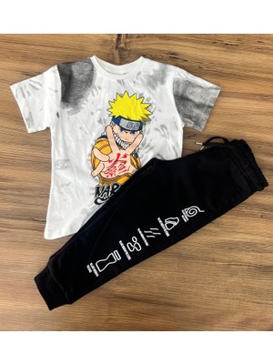 Orca Kids Fashion Naruto Baskılı Erkek Çocuk Yazlık Takım