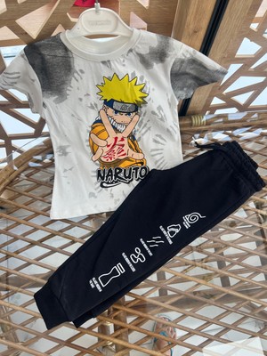 Orca Kids Fashion Naruto Baskılı Erkek Çocuk Yazlık Takım