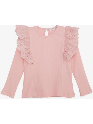 Koton Spor Tişört Arkası Baskılı Futbol Temalı Rahat Kesim Bisiklet Yaka