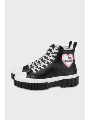 Love Moschino  Deri Bilekli Sneaker Kadın Ayakkabı JA15595G1GIA0000