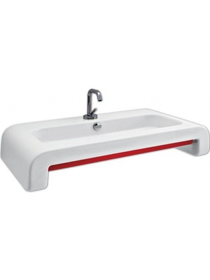 Artceram Lavabo Artceram Lafontana 74X45 Beyaz Kırmızı