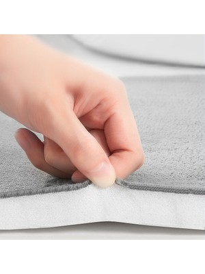 Shenzhen Xin Xin 1pcs Süper Absorbent Bath Mat Memory Foam Karpeti Kıçırmayan Bathroom Rug Bat (Yurt Dışından)