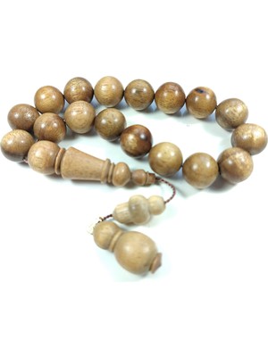 İskeçe Tesbih Mustafa Uysal Usta Işi Imzalı Maskot Endonezya Yeşil Ağacı NO:2975