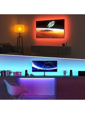 Neeko Sese Duyarlı Tv Arkası Rgb Şerit LED Kumandalı