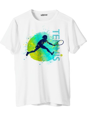 Vexshirt Kadın Tenis Temalı Regular  Tişört