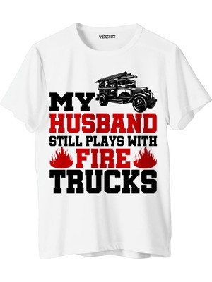 Vexshirt Kadın İtfaiye Temalı Regular  Tişört