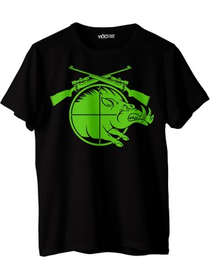 Vexshirt Kadın Avcılık Temalı Regular  Tişört