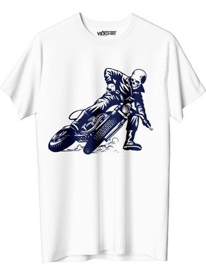 Vexshirt Erkek Motorsiklet Temalı Regular  Tişört