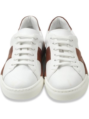 Deriden  Erkek Sneaker ER-34850  Beyaz Floter (670 ) Taba Spiro (547)