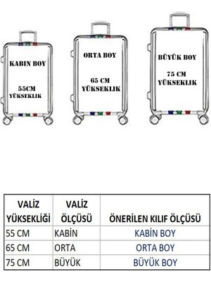 Favori Giyim Kapadokya Desenli Valiz Kılıfı