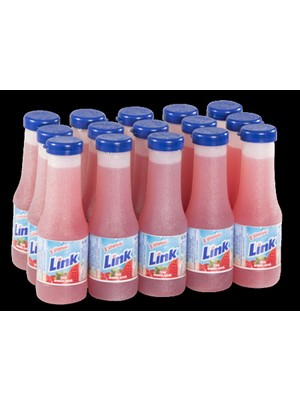 Ülker Link Çilek Aromalı Meyve Suyu 200 ml 15 Adet Koli B Vitaminiyle Zengin