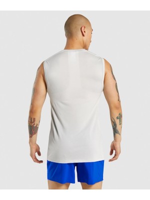 Gymshark Men's Regulate Training Tank Tops Light Grey | RIHAS-5630