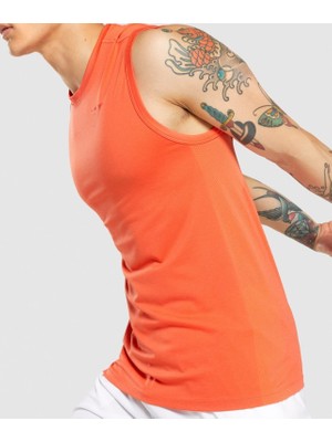 Gymshark Men's Regulate Training Tank Tops Orange | LYVAF-1308