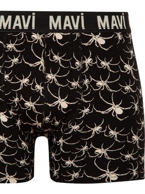 Mavi Siyah Boxer