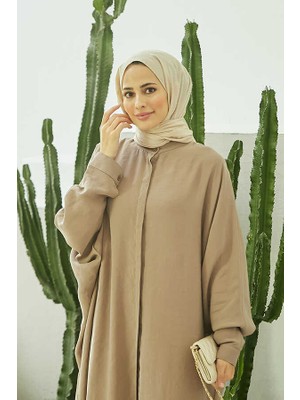 Neways 6571-FENDI Modal  Abaya Vizon