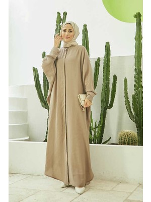 Neways 6571-FENDI Modal  Abaya Vizon