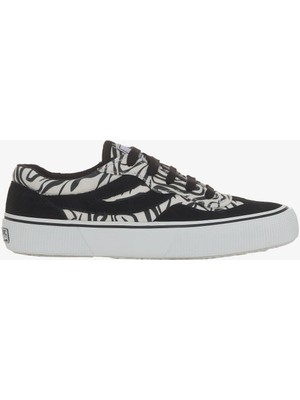 Superga 2941 Revolley Zebra Print Unisex Siyah Sneaker S61272W-ADA-SP