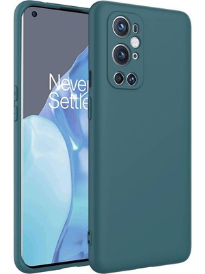One Plus 9 Pro Kılıf Yumuşak Doku ve Kadife Dolgulu Clay Premium Silikon Kapak