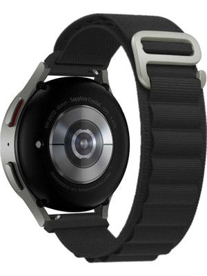 Nezih Case Samsung Galaxy Watch 6 40/44MM - Watch 6 Classic 43/47MM Alpine Loop Metal Toka Örgü Işleme Kordon