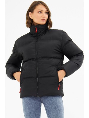 River Club Kadın  ​​içi Astarlı   Su ve Rüzgar  Geçirmez Şişme Kışlık Mont BDM-500