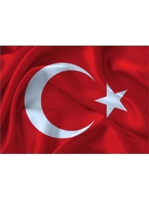 Sealux Kale Türk Bayrağı Saten Çift Katlı 60X90CM
