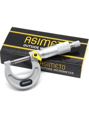 Fett AS-101010 Asimeto 0-25 mm Mekanik Dış Çap Mikrometresi