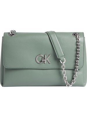 Calvin Klein Yeşil Kadın 17X24X7 Çapraz Çanta K60K611084