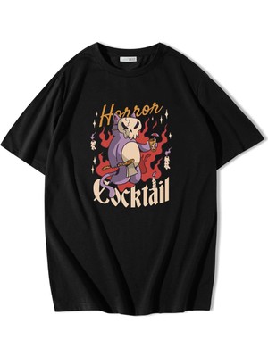 BRZ Collection Oversize Halloween Coctail T-Shirt