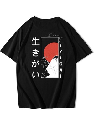 BRZ Collection Oversize Japanese Ikigai T-Shirt
