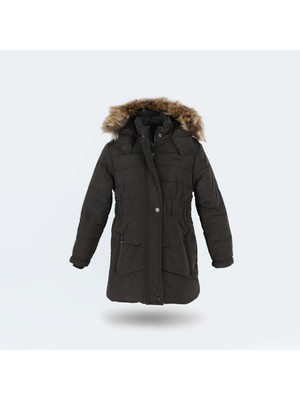 Slazenger CANDY NEW Kız Çocuk Mont & Kaban Siyah