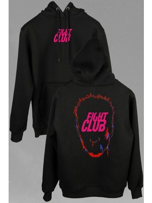 Kendim Seçtim Fight Club Marla Tyler Durden Dövüş Kulübü Ön ve Arka Baskılı Sweatshirt Kapüşonlu Hoodie